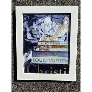 What's On My Mind Navy Custom
 by Wynwood Studio